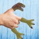 thumbnail image 2 of FELTECHELECTR 1 juego de guantes con garras de dinosaurio, juguetes de marionetas para cosplay, manos de fiesta, accesorios para trucos para niños, 2 of 7