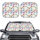 thumbnail image 2 of Balery Summer Parasol para parabrisas de coche de 2 piezas | Parasol plegable para parabrisas delantero de coche para la mayoría de sedanes-Medium, 2 of 6