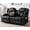 Black, variant on Power Recliner Loveseat with Massage, Heat & Speakers, Leather Reclining Sofa with Center Console, USB Type-C Port, Oversized Home Theater Loveseat for Living Room(Loveseat with Console)