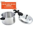 Imusa 4.2Qt Stovetop Aluminum Pressure Cooker with Safety Regulator