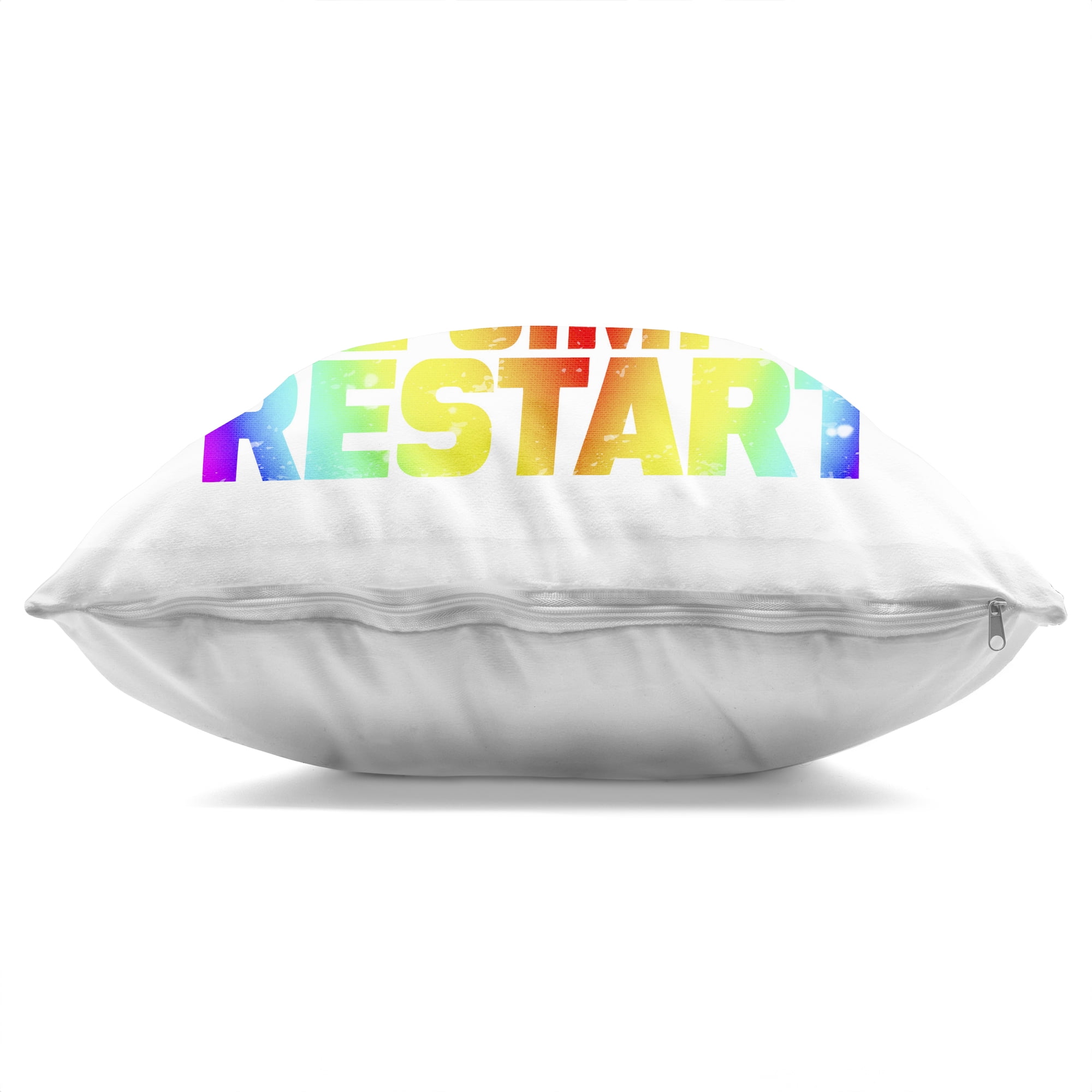 Stupell Industries Rainbow Gamers Never Quit Decorative Printed Throw Pillow, design by Kim Allen