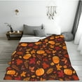 thumbnail image 7 of AUQ Ultra Soft Fall Throw Blanket with Pumpkins and Maples,Cozy Flannel Fleece Luxury Decoration Blanket for Bed,Sofa and Couch Fall Decorations for Home Pumpkin Throw Blanket, 7 of 7