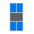 thumbnail image 1 of Almencla Mini Pickleball Silent Mat Lightweight Quiet Floor Equipment Non Slip Rubber for, 1 of 8