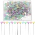 thumbnail image 4 of 200Pcs Sewing Straight Pin DIY Sewing Location Pin Heart Head Sewing Pin Straight Locating Pin, 4 of 4