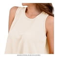 thumbnail image 4 of Blusa George para Mujer, Blusa Básica Cuello Redondo Sin Manga Hueso Talla G, 4 of 4