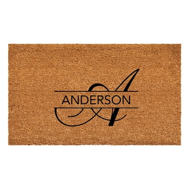 Calloway Mills 110782436 Anderson Personalized Doormat 24" x 36"
