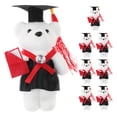 thumbnail image 1 of 8 mini osos de peluche para graduación, ramo de flores, adorables osos para decoraciones de graduación y recuerdos de fiesta., 1 of 5