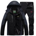 thumbnail image 2 of Traje de esquí para hombres deportes al aire libre traje de hombres guapo a prueba de viento impermeable cálido traje de esquí de invierno, 2 of 5