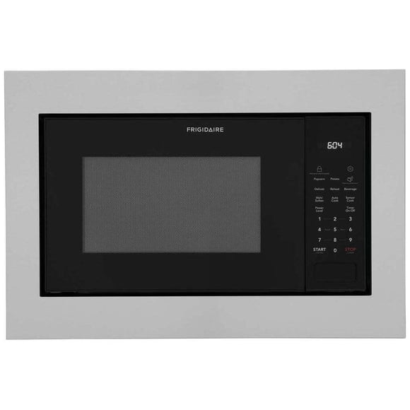 Microondas empotrable Frigidaire de 1.6 pies cúbicos, 21" negro con Sensor