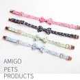 thumbnail image 5 of Bow tie Dog collar, soft and comfortable detachable bow tie adjustable cute dog collar, 5 of 5
