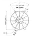 thumbnail image 2 of Spal Advanced Technologies 11in Puller Fan Curved Blade 1604 CFM, 2 of 4