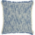 thumbnail image 2 of Nourison Life Styles Textured Blue Decorative Throw Pillow , 20"X20", 2 of 5