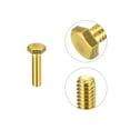 thumbnail image 4 of Unique Bargains Brass Hex Bolts, 1/4-20x1' 1 Pack Fully Thread Grade 4.8 Machine Screws, 4 of 4