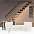 thumbnail image 1 of Kit de iluminación LED para escaleras con sensor de movimiento, luz LED cortable de 40 pulgadas (blanco cálido 3000 K, 16 escaleras), 1 of 7