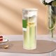 thumbnail image 5 of Hervidor de agua para refrigerador de 1 L, gran capacidad, resistente a altas temperaturas, para preparar té frío en casa, botella para té de frutas, plástico sin BPA, diseño plegable, 5 of 7