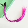 thumbnail image 1 of Zhuge 2 extensiones de cabello trenzado de colores con bandas de goma, postizos sintéticos trenzados de arcoíris, accesorios para el cabello con cola de caballo para disfraces de fiesta, A01, 1 of 5