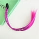 thumbnail image 1 of Nvzi 2 extensiones de cabello trenzado de colores con bandas de goma, postizos sintéticos trenzados de arcoíris, accesorios para el cabello con cola de caballo, para fiestas, disfraces, A01, 1 of 5