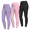 Set-4, variant on Girls Leggings with Pockets, 3 Pack, High Waisted Full Length Yoga Pants for Dance, Gymnastics & Activewear, Ages 3-16