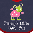thumbnail image 4 of Inktastic Grammy Love Bug Valentines Day Childs Girls Baby Bib, 4 of 4