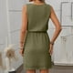 thumbnail image 5 of Sexy Vestido Casual para las Mujeres, Moda Casual Cuello Redondo sin Mangas de Cordón de Color Sólido para el Verano Y la Fiesta, 5 of 7
