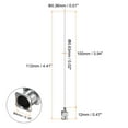 thumbnail image 2 of Uxcell 10pcs 23G Stainless Steel Dispensing Needles, 4" Glue Needle Tube Blunt Tip, 2 of 7