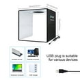 thumbnail image 6 of Photo Box Quick Install Foldable Portable Studio Kit with Soft Light Cloth Professional Photography Equipment Adjustable White Light, Soft Light, Warm Light 16x16inch Clearance!, 6 of 9