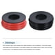 thumbnail image 3 of Cable de conexión de 24 AWG 15m/49ft, bobina de cable eléctrico flexible UL1007 negro rojo, diámetro de 1.5mm, 3 of 6
