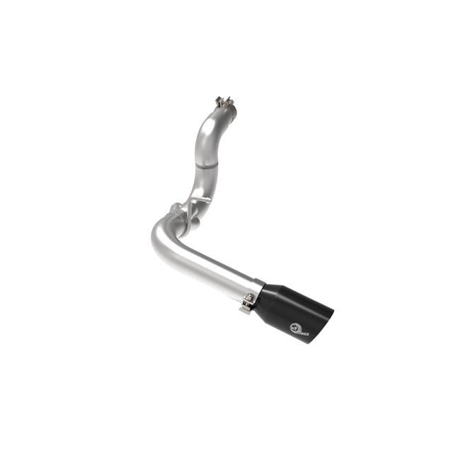 aFe Power Large Bore-HD 3 IN 304 Stainless Steel DPF-Back Exhaust System  w/Black Tip Jeep Wrangler (JL) 2020  (td) 49-38092-B 