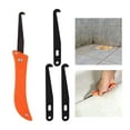 thumbnail image 3 of 2x4 Piezas Cuchillo De Eliminación De Lechada Eliminación De Raspado De Herramienta De Calafateo De Borde De Lechada Vieja Sunnimix Removedor de lechada, 3 of 8