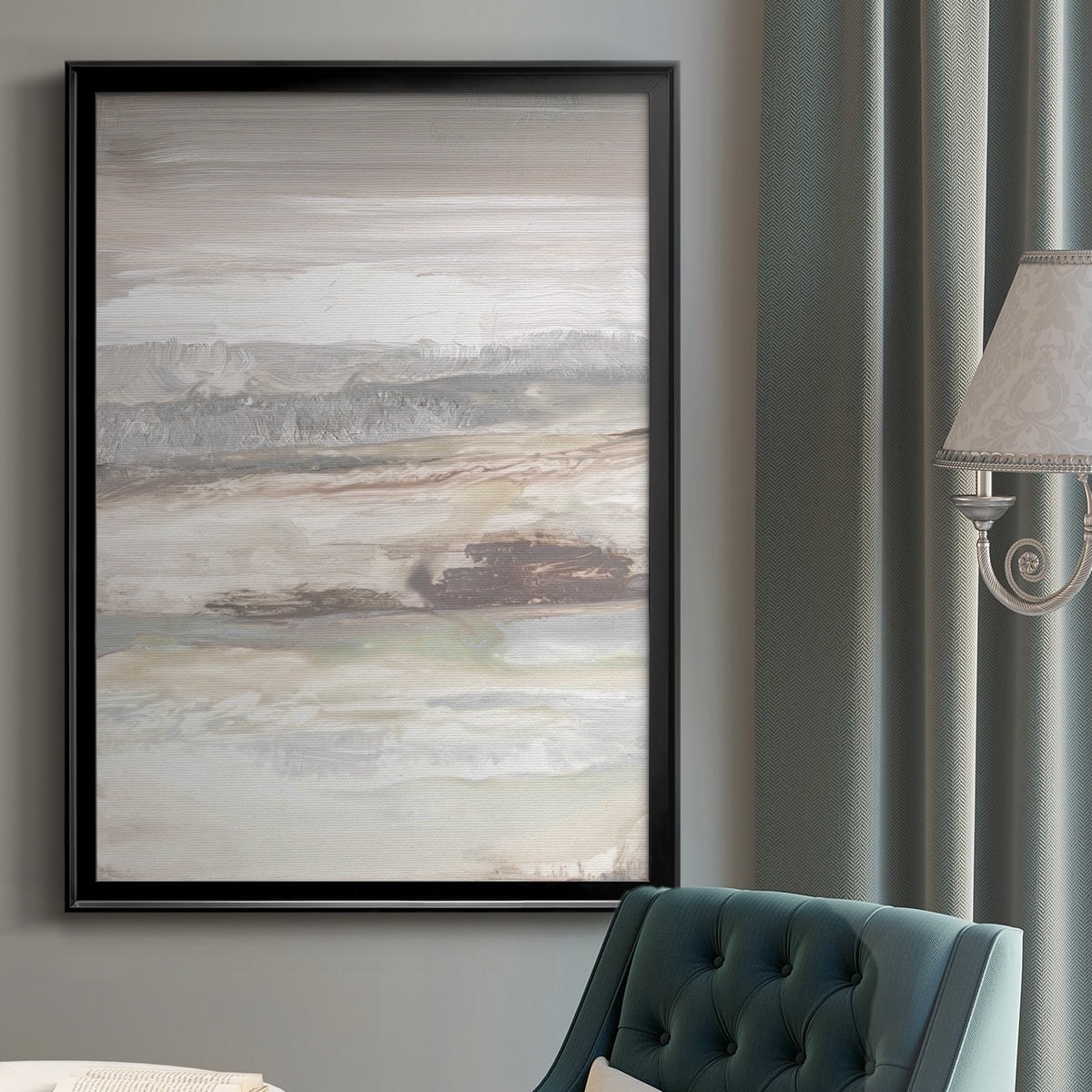 Neautral September Sky Premium Framed Print - Ready to Hang
