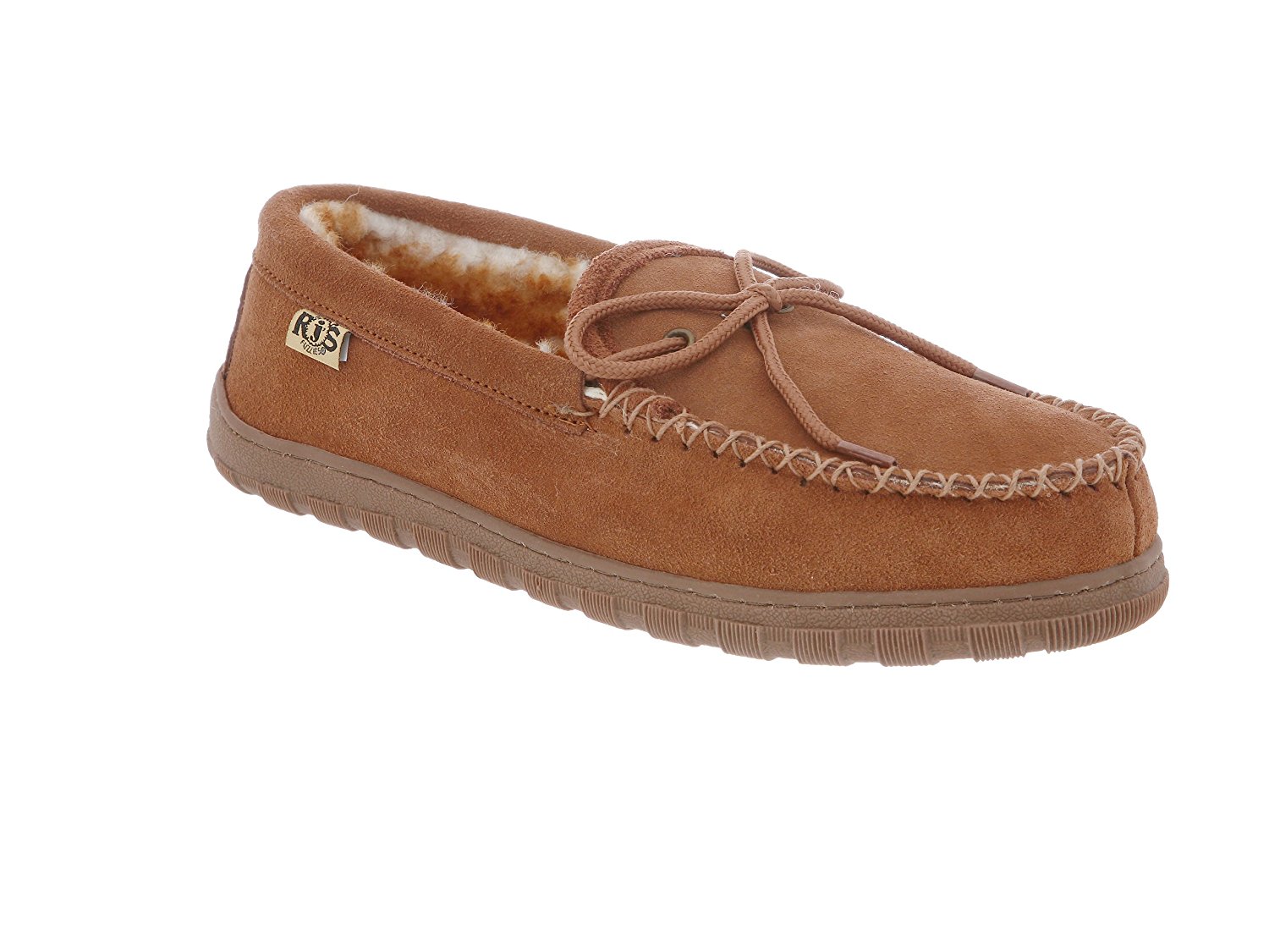 RJ's Fuzzies Mens Sheepskin Leather 