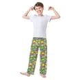 thumbnail image 3 of Wobogo Graffiti Art Lemon Pattern Long Pajama Pants Bottoms Soft Sleepwear with Pockets, 3 of 9