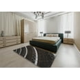 thumbnail image 4 of Ahgly Company Indoor Rectangle Patterned Black Novelty Area Rugs, 7' x 10', 4 of 6