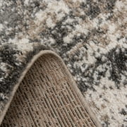 Mainstays 30x46 Neutral Abstract Shag Indoor Accent Rug