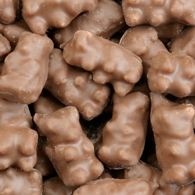 Chocolate Covered Gummi Bears: 8 LBS