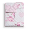 thumbnail image 3 of Greenland Home Veronica's Hearts Shabby Chic Ruffled Quilted Throw Blanket, 3 of 8
