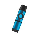 thumbnail image 3 of Kazoo de metal con 5 membranas adicionales, cómodo de llevar para de la música con cubierta de silicona con cordón, compañero para Azul Hugo instrumentos kazoo, 3 of 6