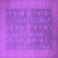 thumbnail image 1 of Ahgly Company Indoor Square Oriental Purple Industrial Area Rugs, 3' Square, 1 of 4
