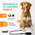 thumbnail image 2 of Correa Para Perro Grande Resistente Fuerte Reflejante 1.5m, 2 of 7