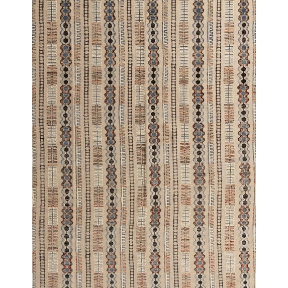 Ahgly Company Machine Washable Indoor Rectangle Abstract Dark Gold Brown Area Rugs, 2' x 3'