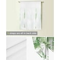 thumbnail image 5 of Green Forest Tie Up Curtains for Kitchen Bathroom Bedroom Windows 45 Inch Length, Modern Abstract Silhouette Art Balloon Drape Curtains Shade Rod Pocket Drapery Curtain Panel, 42"x54", 5 of 7