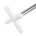 thumbnail image 4 of Unique Bargains Cross Billiard Bridge Head Slide In Pool Cue Stick Bridge Head Cue Accessories White 2 Pack, 4 of 4