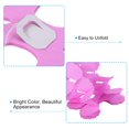 thumbnail image 4 of Uxcell 9.8ft Four-Leaf Garland, 9 Pack Tissue Paper Hanging Flower Garland Reusable Streamers, Pink, 4 of 7