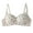 Beige, variant on ,Women’s Cute V-Plunge Bras Push up Wireless Floral Bra Seamless Cute Sweet T-Shirt Bralettes Beige 38