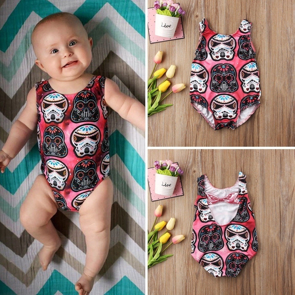baby girl star wars romper