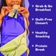 thumbnail image 5 of Treats - High Protein Bars, Low Carb, Keto Friendly, Low Sugar, Crispy Cereal Bar, On-The-Go Healthy Snack (8 Bars, 2 each of Marshmallow, Chocolate PB, Blueberry Muffin, Double Chocolate), 5 of 5