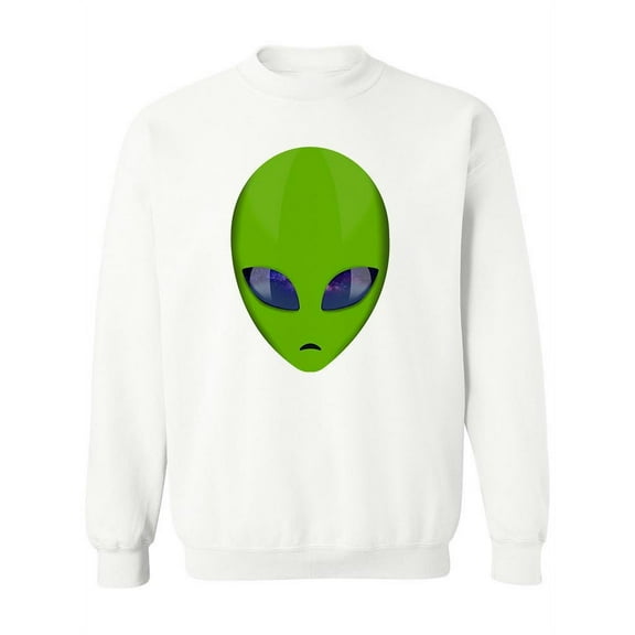 Green Alien Sweatshirt Women -SPIdeals Designs, Female XX-Large