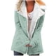 thumbnail image 2 of Puntoco Chaqueta De Mujer Chaqueta De Solapa De Botones De Felpa Cálida Informal De Invierno para Mujer Outwear Abrigo Sin Capucha De Manga Larga Liquidación De Navidad Puntoco Puntoco-2469, 2 of 5