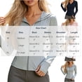 thumbnail image 5 of yillto Womens Yoga Jacket Zip up Long Sleeve Workout Gym Jackets Coats Lightweight Slim Running Tops, 5 of 7