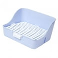 thumbnail image 3 of Rabbit Litter Box Detachable Bedpan for Chinchillas Pet Accessories Rabbit Blue, 3 of 9